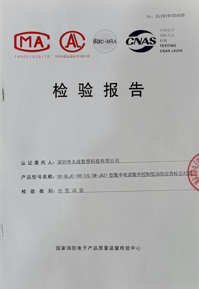 檢驗(yàn)報告