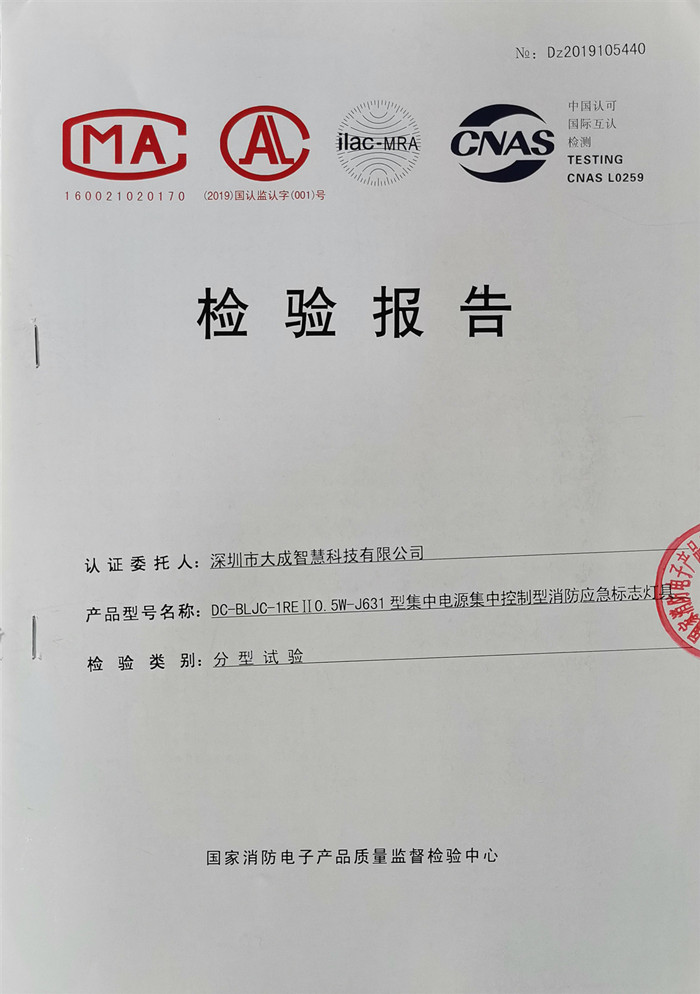 檢驗(yàn)報告